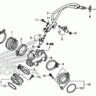 VT1300CSA Intake manifold@injector