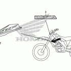 CRF450X Наклейки
