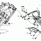 CB500X Заднее крыло
