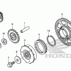 CBR600RA Муфта стартера