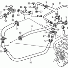 GL1800B Патрубки охлаждения
