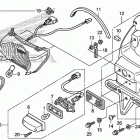 VT750C2F Задний фонарь