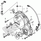CBR600RA Крышка картера правая