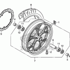 CTX700N Переднее колесо