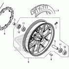 CBR500RA Переднее колесо