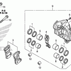 CBR600RA Передний тормозной суппорт