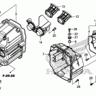 CB500X Воздухозаборник
