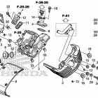 VT1300CR Крышка головки цилиндров,передняя