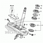 VT750C2F Steering stem (2)