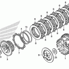 CTX700 Сцепление