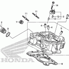 VT1300CR Задняя головка цилиндров