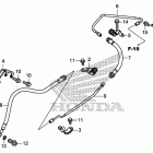 GL1800C Rear brake hose (std)