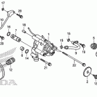 VT1300CR Масляный насос и фильтр