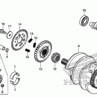 CBR500RA Коленчатый вал и поршни