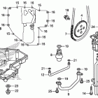 CB1100 Поддон картера и масляный насос