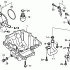 CBR600RA Поддон картера и масляный насос