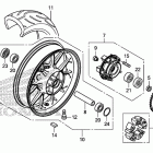 CBR500RA Заднее колесо
