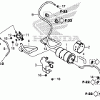 CTX700 Адсорбер, системы улавливания паров топлива