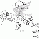 CTX700N Адсорбер, системы улавливания паров топлива