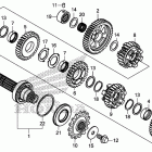 CB500FA Transmission             (countershaft)