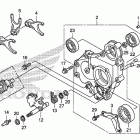 CTX1300A Вилка переключения передач