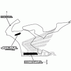 CBR600RA Наклейки 1
