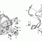 CTX700N Крышка генератора