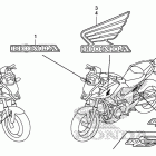 NC700X Наклейки