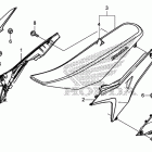 CRF250R Сидение и обтекатели сидения