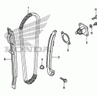CRF250R Цепь ГРМ и натяжитель