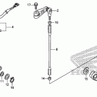 CBR600RA Brake pedal@change pedal