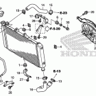 CTX700N Радиатор