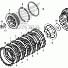 CB500X Сцепление