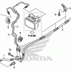 VT750CS Задние тормозные трубки
