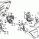 CTX1300A Обтекатель средняя часть