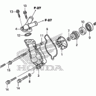 CRF450X Водяной насос