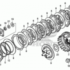 VT750CA Сцепление