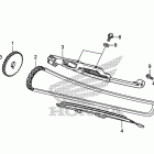CTX700N Цепь ГРМ и натяжитель