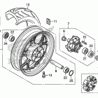 CTX700N Заднее колесо