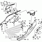 CTX700 Задний обтекатель