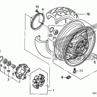 ST1300PA Заднее колесо