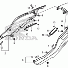 CTX700N Задний обтекатель