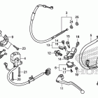 CBR1000S Рычаги & переключатели & тросы