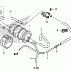 NC700X Адсорбер, системы улавливания паров топлива