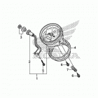 VT750CA Спидометр