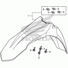 CRF250R Переднее крыло