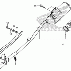 CRF125FB Глушитель