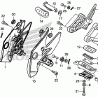 CB500FA Подножки