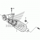 VT1300CX Rear shock absorber (2)