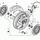 GL1800B Переднее колесо